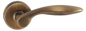 Dverné kovanie MP Claudia R 1938 (OGS - Bronz česaný matný), kľučka-kľučka, Otvor na cylindrickú vložku PZ, MP OGS (bronz česaný mat)