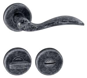 Dverové kovanie MP Lea R 1948 (OGA - Antik šedá ), kľučka-kľučka, Otvor pre obyčajný kľúč BB, MP OGA (antik šedá)