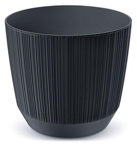 Prosperplast Kvetináč Ryfo antracit, variant 14,6 cm