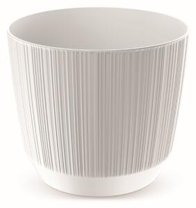 Prosperplast Kvetináč Ryfo biely, variant 14,6 cm