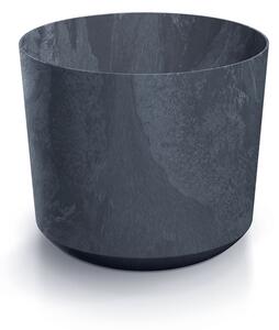 Prosperplast Kvetináč TUBOS BETON EFFECT antracitová matná, variant 14,8 cm