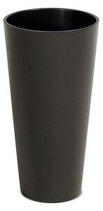 Prosperplast Kvetináč Tubus Slim kávový, variant 25 cm