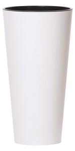 Prosperplast Kvetináč Tubus Slimmer biely matný, variant 20 cm