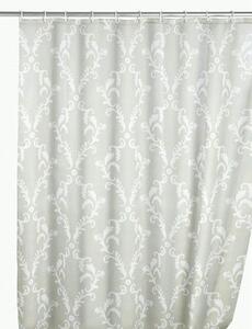Wenko Baroque sprchový záves 200x180 cm biela-sivá 20048100