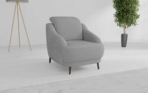 KRESLO, textil, sivá Sit & More - Online Only obývacie izby, Online Only
