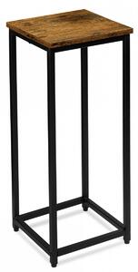 TZB Květinový stojan Loft Arben 60 cm černý/dub