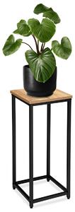 TZB Kvetinový stojan Loft Arben 60 cm čierny/dub Craft