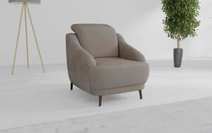 KRESLO, textil, farba lieskového orecha Sit & More - Online Only obývacie izby, Online Only
