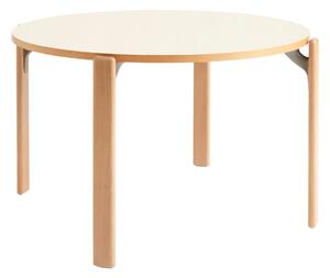 HAY Jedálenský stôl Rey, Golden / Ivory White