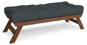 MarLiving Lavica BREEZIO 03 140 cm z masívu/grafitovo-sivá