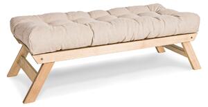 MarLiving Lavica BREEZIO 02 140 cm z masívu/krémová