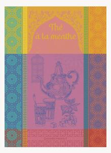 Žakárové kuchynské utierky The Menthe Rose, 4 ks