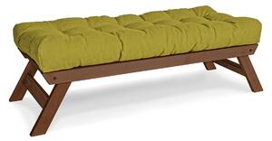 MarLiving Lavica BREEZIO 03 140 cm z masívu/zelená