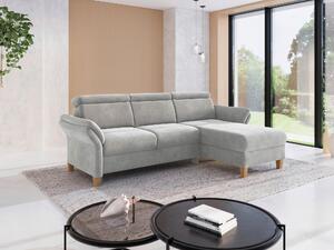 ROHOVÁ SEDAČKA, textil, strieborná Sit & More - Sedačky, Online Only