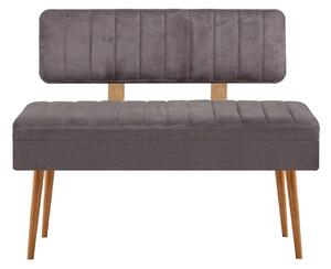 Kalune Design Lavica VINA II s úložným priestorom 110 cm borovica atlantic/antracitovo sivá
