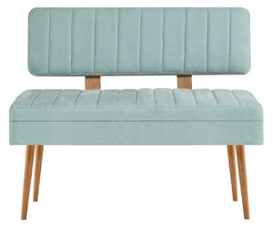 Kalune Design Lavica VINA II s úložným priestorom 110 cm borovica atlantic/pistáciovo zelená