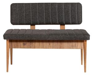 Kalune Design Lavica VINA s úložným priestorom 110 cm borovica atlantic/antracitová