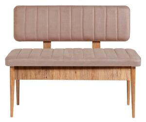 Kalune Design Lavica VINA s úložným priestorom 110 cm borovica atlantic/béžová