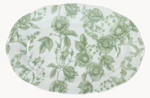 Porcelánový servírovací tanier Wienna Green Roses