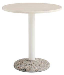 HAY Vonkajší stôl Ceramic Ø70, Warm White