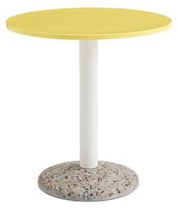 HAY Vonkajší stôl Ceramic Ø70, Bright Yellow
