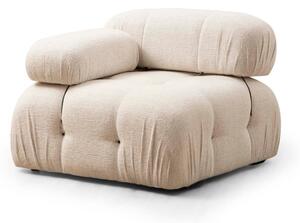 Hanah Home Modul pohovky Bubble bouclé krémový ľavý