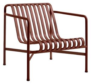 HAY Záhradné kreslo Palissade Lounge Low, Iron Red