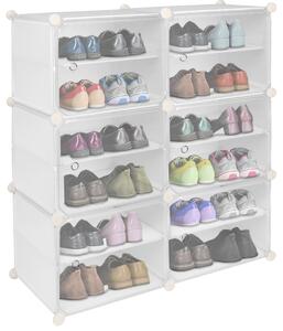 TZB Modulárny botník PETRA 88 cm biely