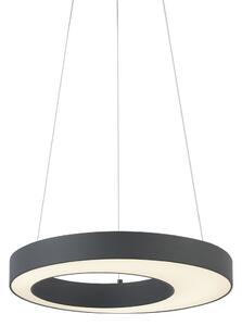Moderné závesné svietidlo čierne 50 cm vrátane LED 3-stupňové stmievateľné - Organici