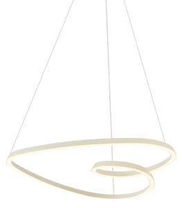 Škandinávske závesné svietidlo béžové 72 cm vrátane LED s 3-stupňovým stmievaním - Circuit