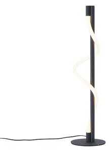 Moderná stolná lampa čierna vrátane LED s 3-stupňovým stmievaním - Twirl