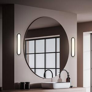 LED kúpeľňové nástenné svetlo Pil, čierne, šírka 35 cm, plast, Čierna, Kúpeľňa, Plast, Moderný