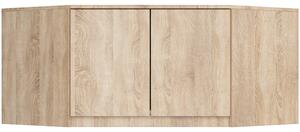 Ak furniture Nástavec na šatníkovú skriňu CLP 100 cm dub sonoma