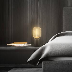 Stolová lampa Rist, čierna/zlatá, výška 22 cm, kov, Čierna, Obývacia izba / jedáleň, kov, Moderný, Stojacie svietidlo