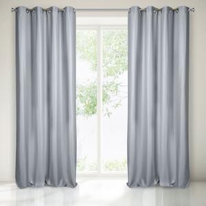 ZATEMŇOVACÍ ZÁVES NA KRÚŽKOCH ESSME 140X250 CM STRIEBORNÁ