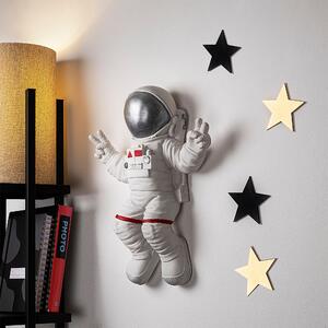 Wallity Nástenná dekorácia Astronaut biela/šedá