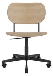 AUDO (MENU) Kancelárska stolička Co Task Chair, Black / Natural Oak