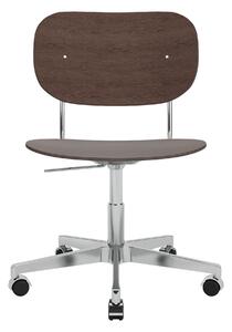AUDO (MENU) Kancelárska stolička Co Task Chair, Chrome / Dark Oak