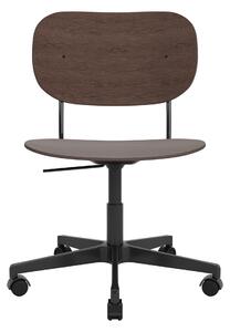 AUDO (MENU) Kancelárska stolička Co Task Chair, Black / Dark Oak