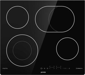 Gorenje ECT643SYB čierna + kupóny na daľší nákup - Sklokeramická varná doska