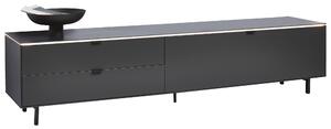 NÍZKA KOMODA, antracitová, 216,8/50,1/46 cm Dieter Knoll - Obývacie zostavy
