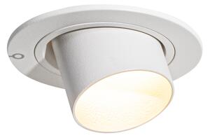 Moderné zabudované bodové svetlo biele GU10 35 mm okrúhle výkyvné - Installa