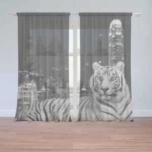 Sablio Záclony Mestský tiger: 2ks 150x250cm