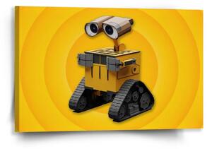 Sablio Obraz Wall-E robot Žltý - 60x40 cm