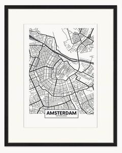 Nástenná dekorácia v ráme Amsterdam