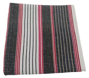 Čierno-biely vaflový pracovný bavlnený uterák 50x100 cm – JAHU collections