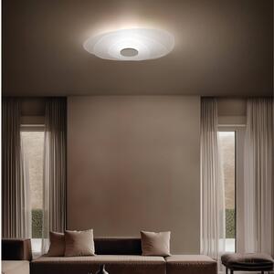 Stropné LED svetlo Joint_S, biele, kov, 71 cm, Biela / opálová, Obývacia izba / jedáleň, kov, Moderný