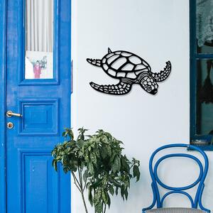 Wallity Nástenná kovová dekorácia Caretta čierna