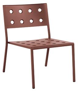 HAY Záhradné kreslo Balcony Lounge Chair, Iron Red