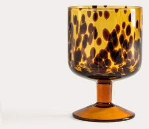 Pohár na stopke VETRA leopardí vzor 006899 280 ml